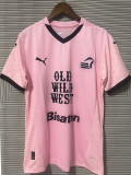 24/25 Palermo pink Fans Soccer Jersey