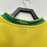 2006 Brazil Home  Signature Retro Soccer Jersey(签名版）