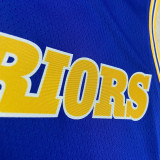 22/23 WARRIORS WIGGINS #22 Blue Top Quality Hot Pressing NBA Jersey (Retro Logo)