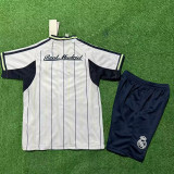 25/26 RMA White Casusl Edition  Kids  Baseball jersey