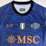 25/26 Napoli Halloween Blue Fans Soccer Jersey