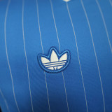 25/26 RMA Retro Edition Blue Player Version Soccer Jersey