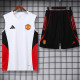 25/26 Man Utd  White & RedTank top and shorts suit