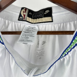 23/24 Timberwolves  White  Top Quality Retro NBA Pants