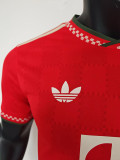 25/26 Bayern Special Edition Red Player Version Soccer Jersey