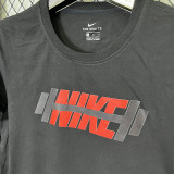 2025 T260 Barbell NK Black  Pure Cotton  Blue T-shirt