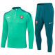 24/25 Portugal Light Green Half Pull Tracksuit (半拉链)