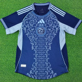25/26 Algeria Royal Blue  Player Version Soccer Jerse#A37
