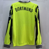 25/26 Dortmund  Fluorescent Green Long Sleeve Fans Soccer Jersey