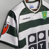 2001/2002 Sporting Lisbon Home Retro Soccer Jersey