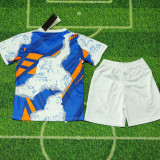 25/26 RMA  Special Edition Blue White  Kids  Soccer Jersey