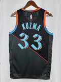 23/24 Wizards KUZMA #33 (City Edition) Top Quality Hot Pressing NBA Jersey城市版