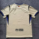 25/26 BAR Away Yellow  Fans Soccer Jersey