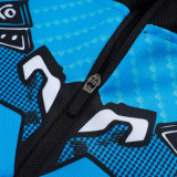 25/26 Napoli Blue Inkjet Half Pull Tracksuit #B2588(半拉链)