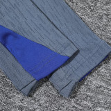 24/25 INT Grey Kids Half Pull Tracksuit  (童装、半拉链、)
