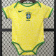 24/25 Brazil Home  Baby Infant Crawl Suit