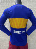 24/25 Boca Juniors Home Player Version Long Sleeve  Soccer Jersey(长袖)