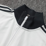24/25 JUV Light Grey Retro Edition Kids Jacket Tracksuit #E958