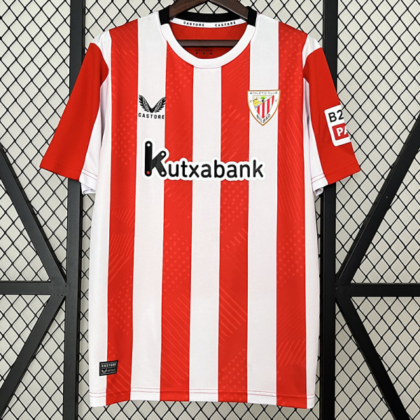 24/25 Bilbao Home Fans Soccer Jersey