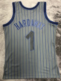 1994/1995 Magic HARDAWAY #01 Grey Retro Top Quality Hot Pressing NBA Jersey