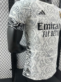 24/25 RMA white and Black patterns Special Edition Player Version Soccer Jersey