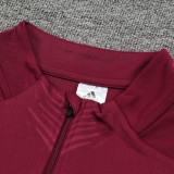 24/25  Bayern Bordeaux  Player version Half Pull Tracksuit  (球员版、半拉链)
