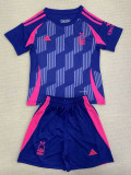 24/25 Nottingham Forest Away  Kids Soccer Jersey