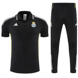25/26 RMA Black polo shirts pants suit
