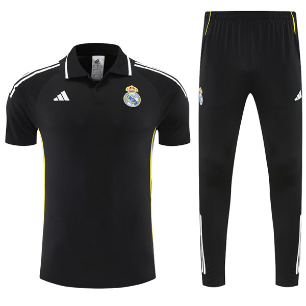 25/26 RMA Black polo shirts pants suit