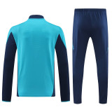 24/25 Ajax Sky Blue Half Pull Tracksuit  (半拉链)