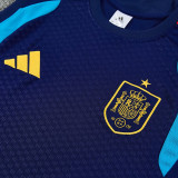 26/27 Spain Royal Blue Tank top and shorts suit