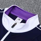 25/26 RMA  Royal Blue-Purple Retro Jacket Tracksuit#F02