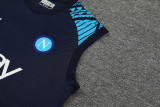 24/25 Napoli Dark Blue Tank top and shorts suit