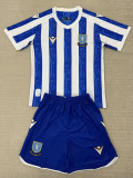 25/26 Sheffield Wednesday Home  Kids Soccer Jersey