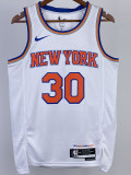 22/23 KNICKS RANDLE #30 White Top Quality Hot Pressing NBA Jersey