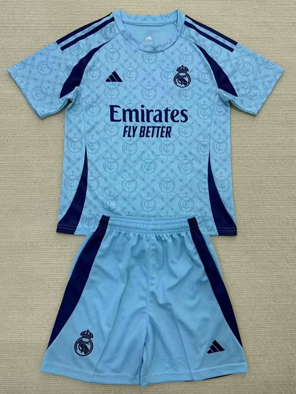 25/26 RMA  Concept  Edition Light Blue Kids  Soccer Jersey
