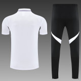 25/26 Man Utd White polo shirts pants suit