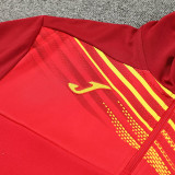 24/25 JO Red Half Zipper Sportswear # 810红色(半拉链)