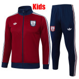 25/26  ARS Red Kids Jacket Tracksuit#E2564 童装