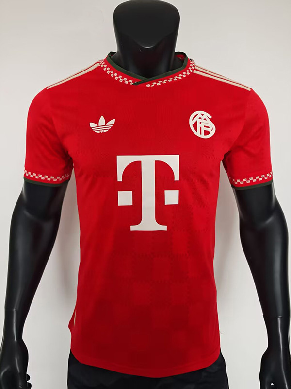 25/26 Bayern Special Edition Red Player Version Soccer Jersey