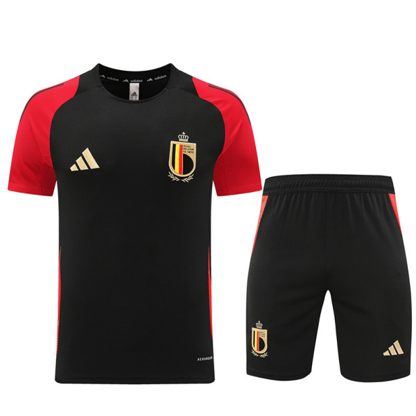 24/25  Belgium Black Training Short Suit