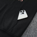 24/25 PSG Black Hooded  Tracksuit