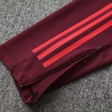 25/26  Bayern Maroon Polo Collar Pants Set