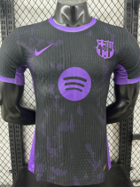 25 /26 BAR Black Purple Special Edition Player Version Soccer Jersey(紫色大胸花）