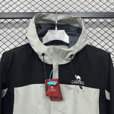 24/25 F705 CAMEL Black &White Single Layer Hooded Windbreaker (连帽）