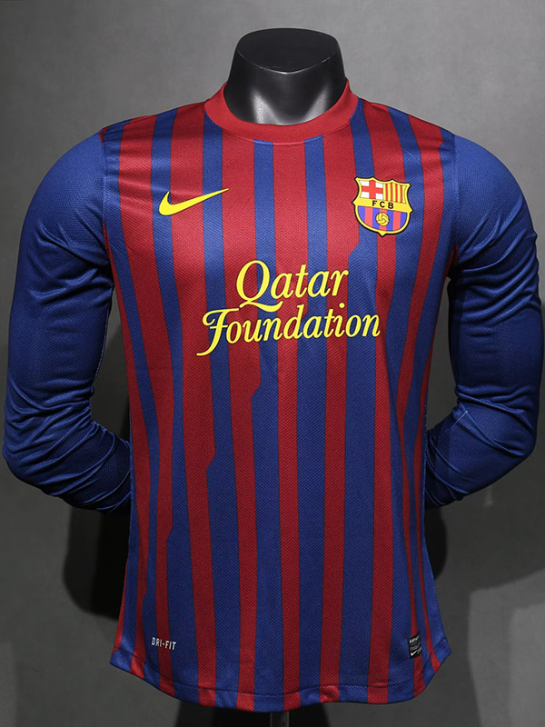2011/2012 BAR Home Player Version Long Retro Soccer Jersey长袖球员