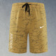 2025 RF-M564 NK Yellow Cracked Digital Printed Casual Fitness Shorts#带JUSTDOIT字