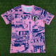2024 Japan  Fashion Royal Blue Pink Edition Fans Soccer Jersey