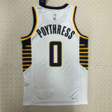 22/23 Indiana Pacers POYTHRESS #0 White Top Quality Hot Pressing NBA Jersey