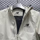 2024 New Balance White Velvet Windbreaker F8（加绒、连帽）